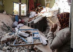 A destroyed home in the Sur district of Diyarbakır