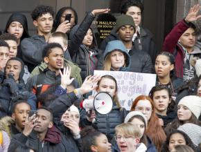 High school students rally against gun violence in Minneapolis